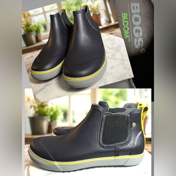 BOGS Kicker Rain Chelsea II 73041-492 Waterproof Ankle Boots Mens 10 EU 43 - Picture 1 of 9